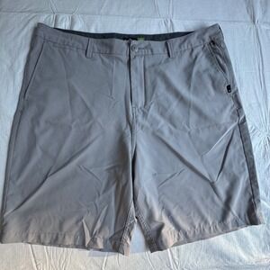 Quiksilver Amphibian Shorts Mens 40 Gray DryFlight Hybrid Boardshorts